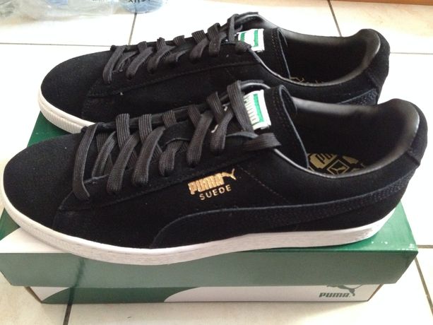 Chaussures PUMA Suede Noir Taille 41 NEUF